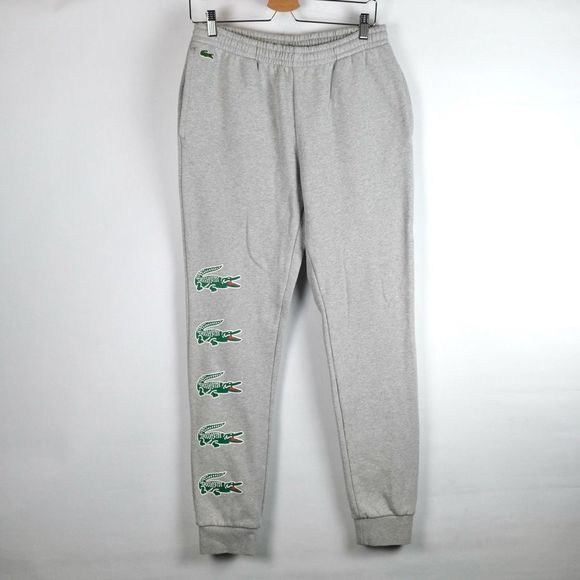 Lacoste Other - Lacoste Sport Crocodile Print Jogger Gray Sweatpants Men’s Size Small